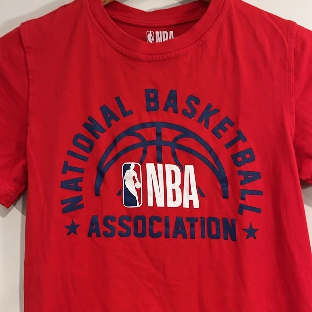 NBA Graphic Tee Short Sleeve Basketball Cotton Youth Boys Large Unisex